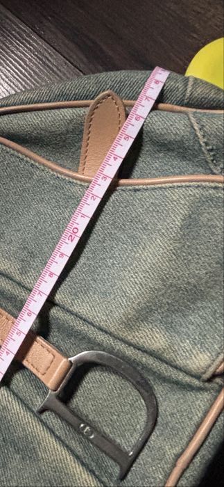 Torba dżinsowo-skorzana Dior