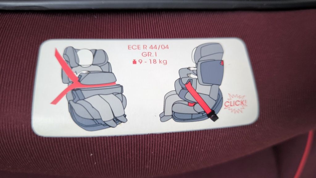 Fotelik Cybex Pallas 2 Fix czerwony ISOFIX