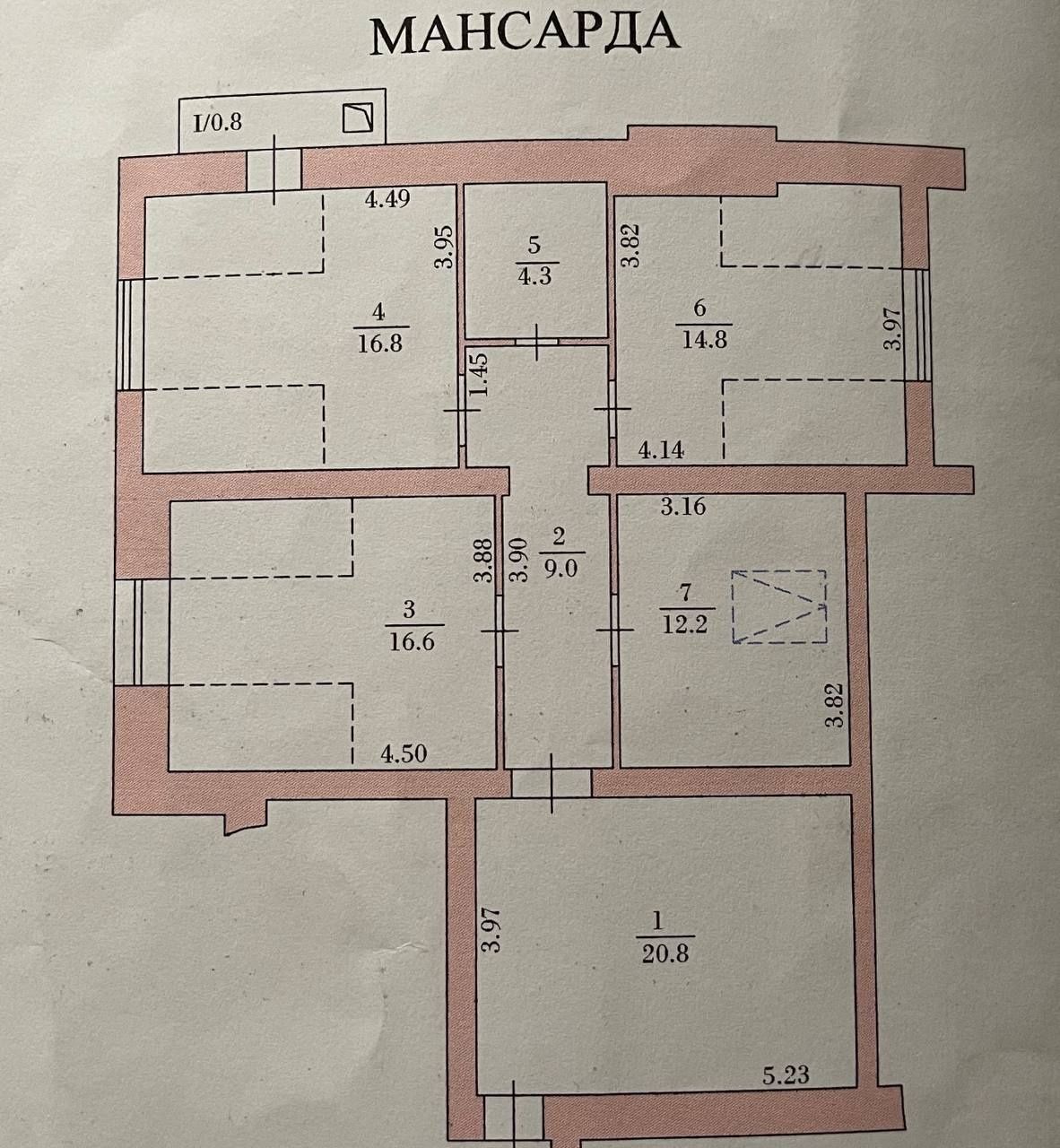 Продаж 3 кімнатної квартири на Східному