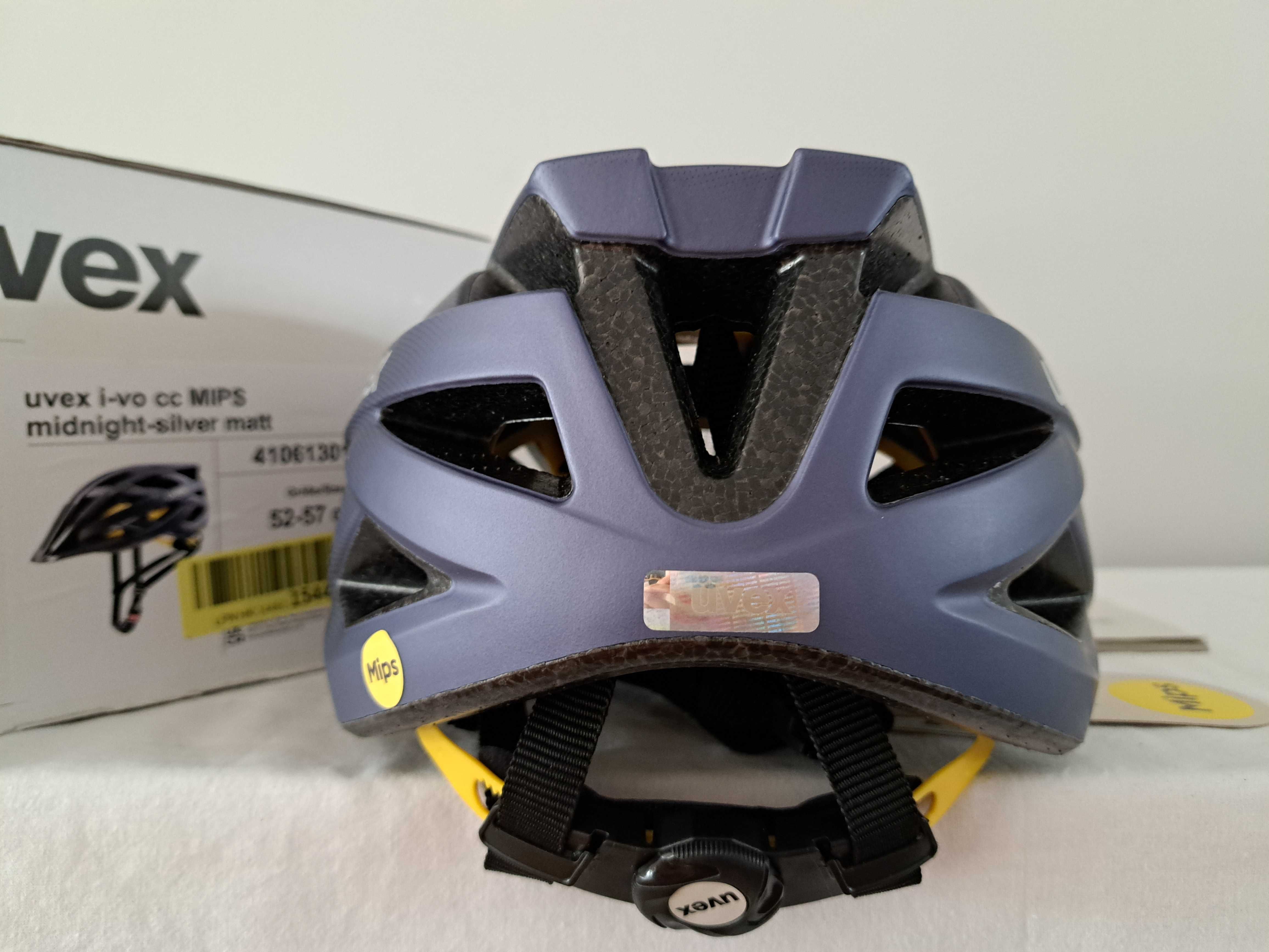 Kask rowerowy Uvex I-vo CC Mips Midnight Silver Matt M 52-57cm