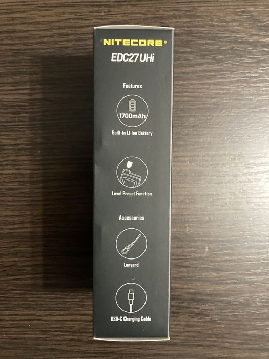 Ліхтар Nitecore EDC27 UHi потужність 3100 люмен