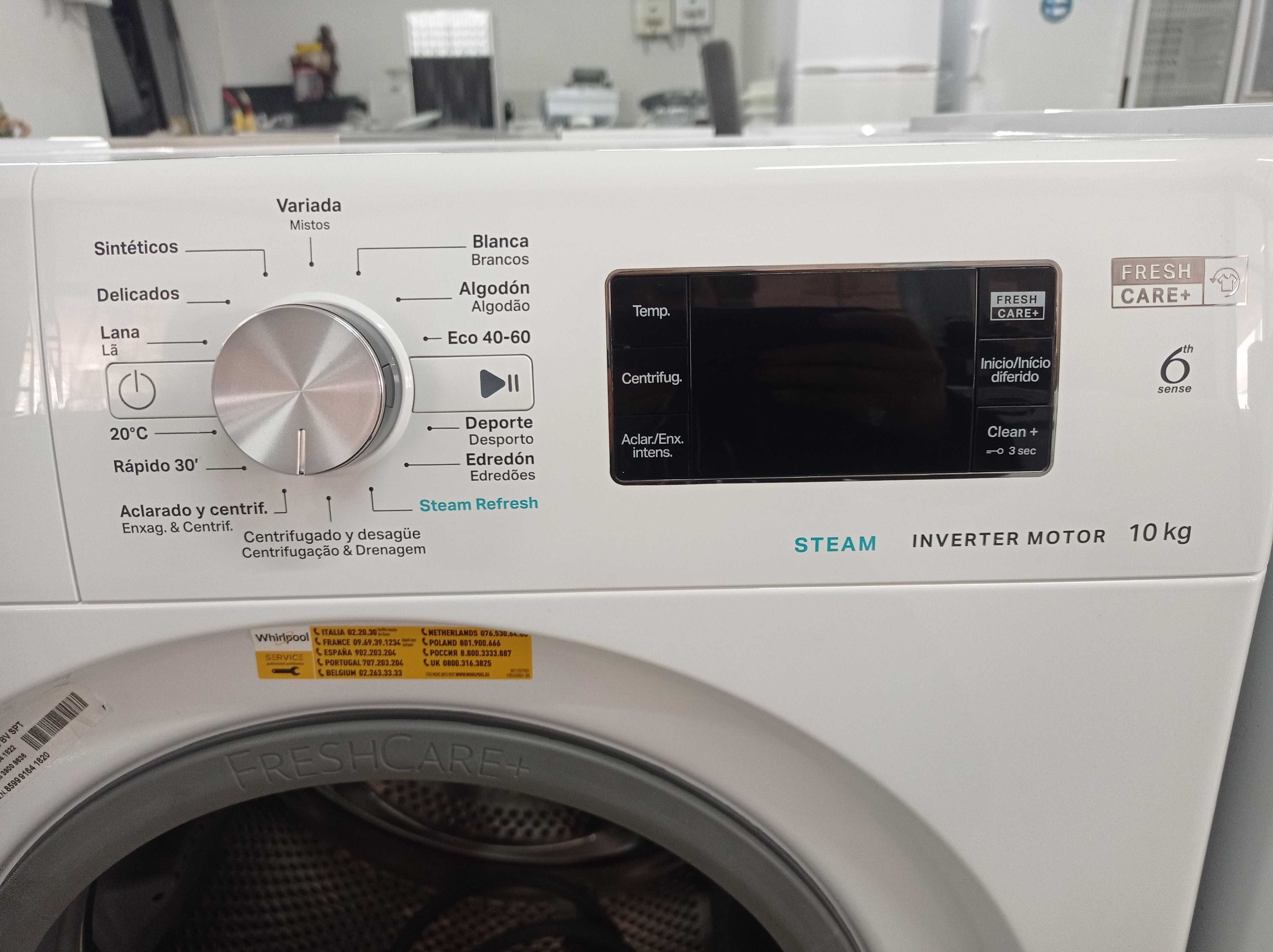 Lavadora de roupas Whirlpool nova 10 kg