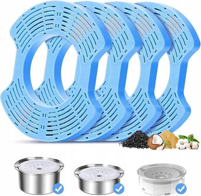 zestaw filtrów węglowych do poidła miski z zabezpieczeniem rozlania