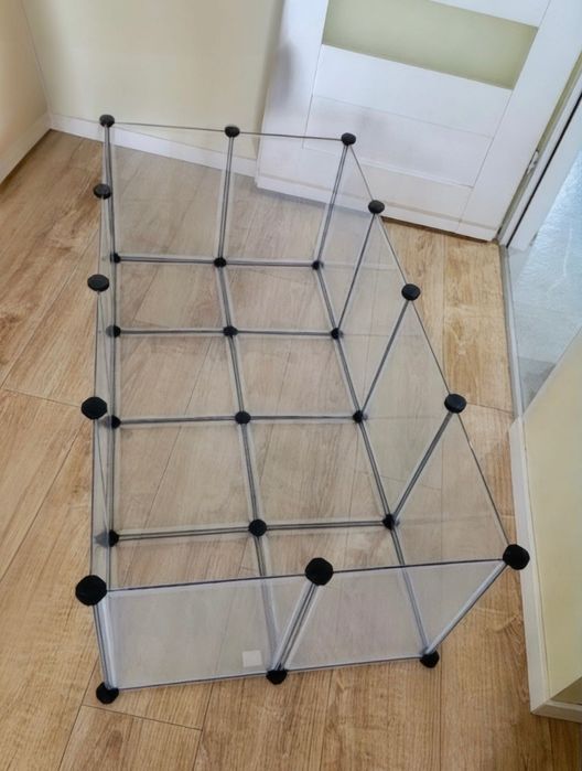 Kojec klatka hodowlana  podłogą dla gryzoni wybieg zagroda dla królika