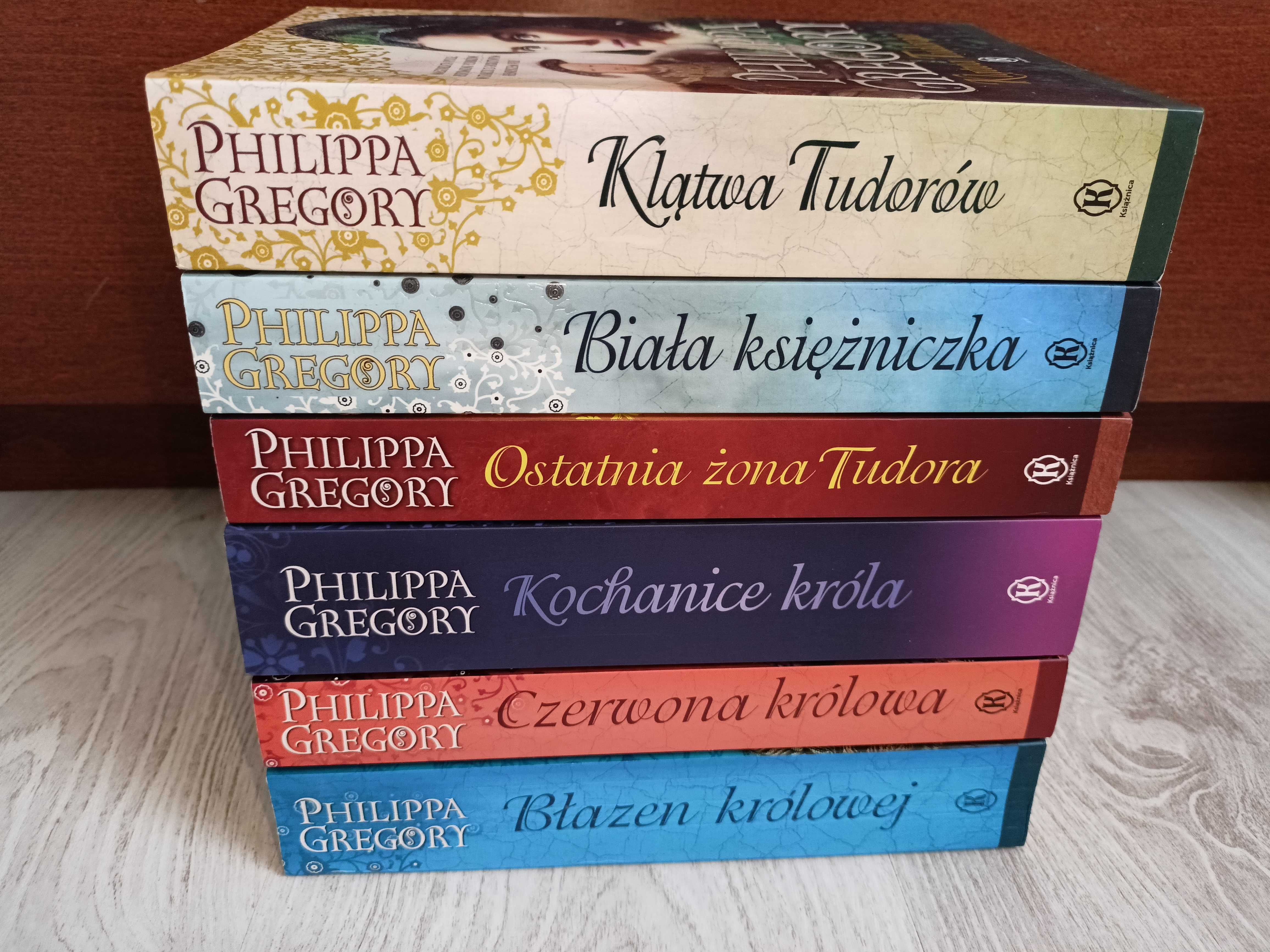 Philippa Gregory Klątwa Tudorów Biała księżniczka Błazen królowej