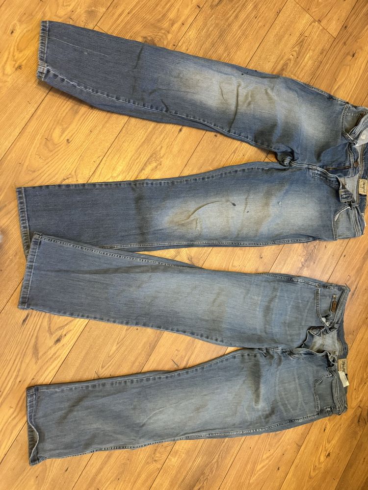 Spodnie jeans dzins wangler 20 zl tanio wyprzedaz