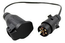 Adapter przejściówka 7/13 12V przyczepy kabel 80cm