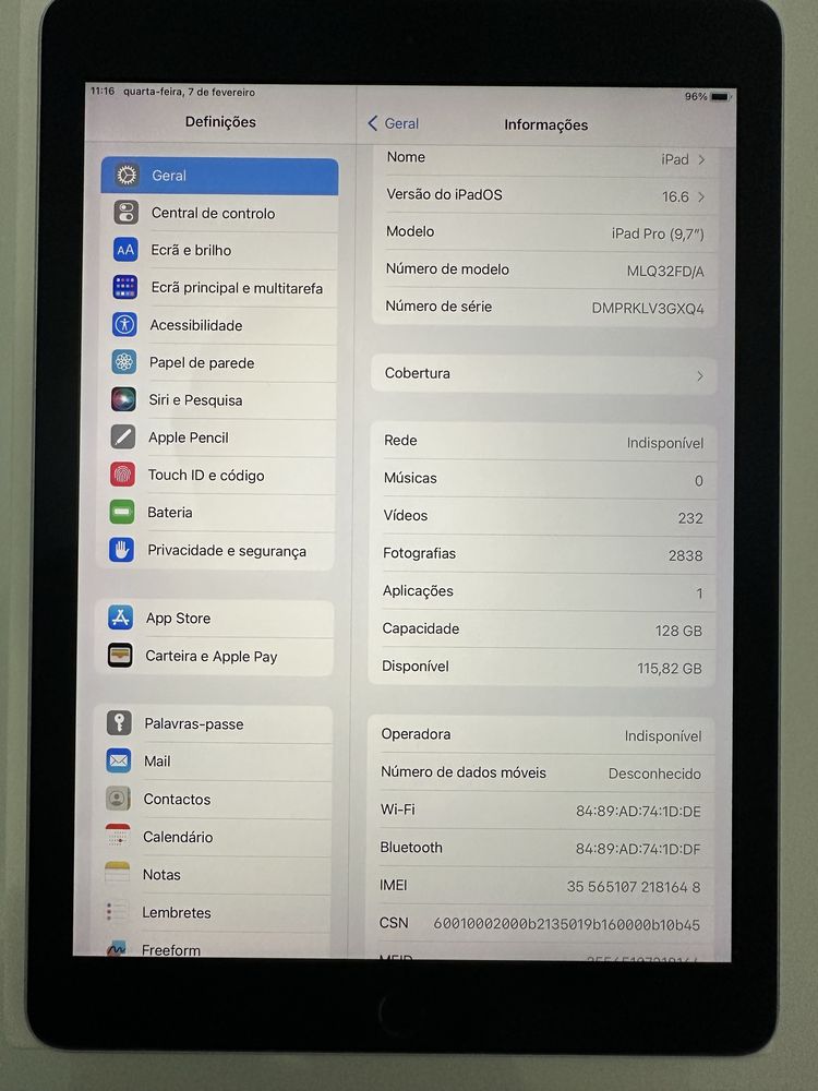 iPad Pro 9.7” 128Gb