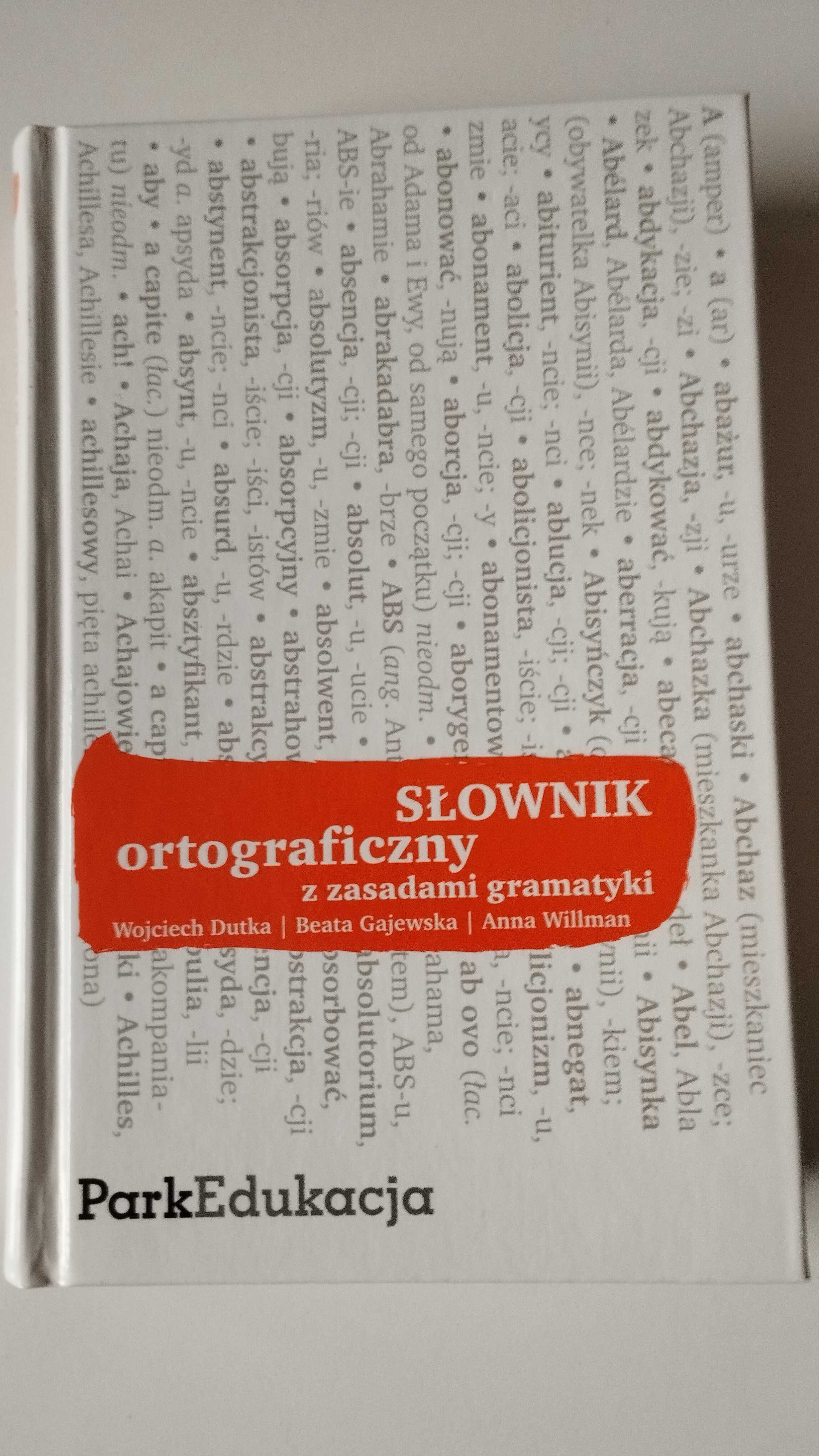 słownik ortograficzny z zasadami gramatyki