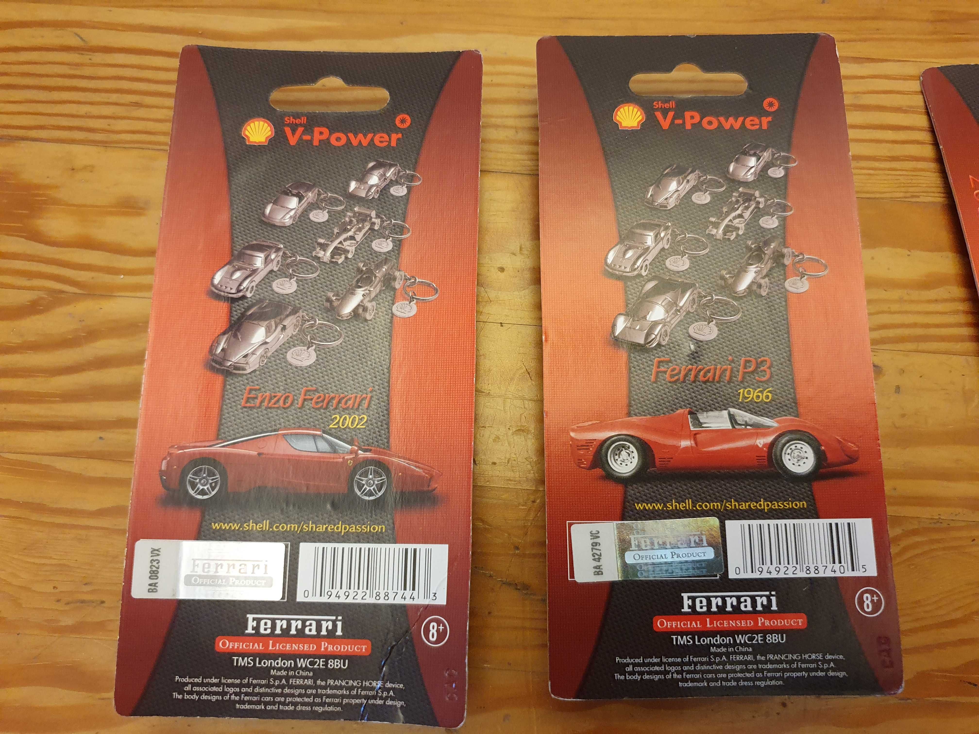 Kolekcja breloków Ferrari