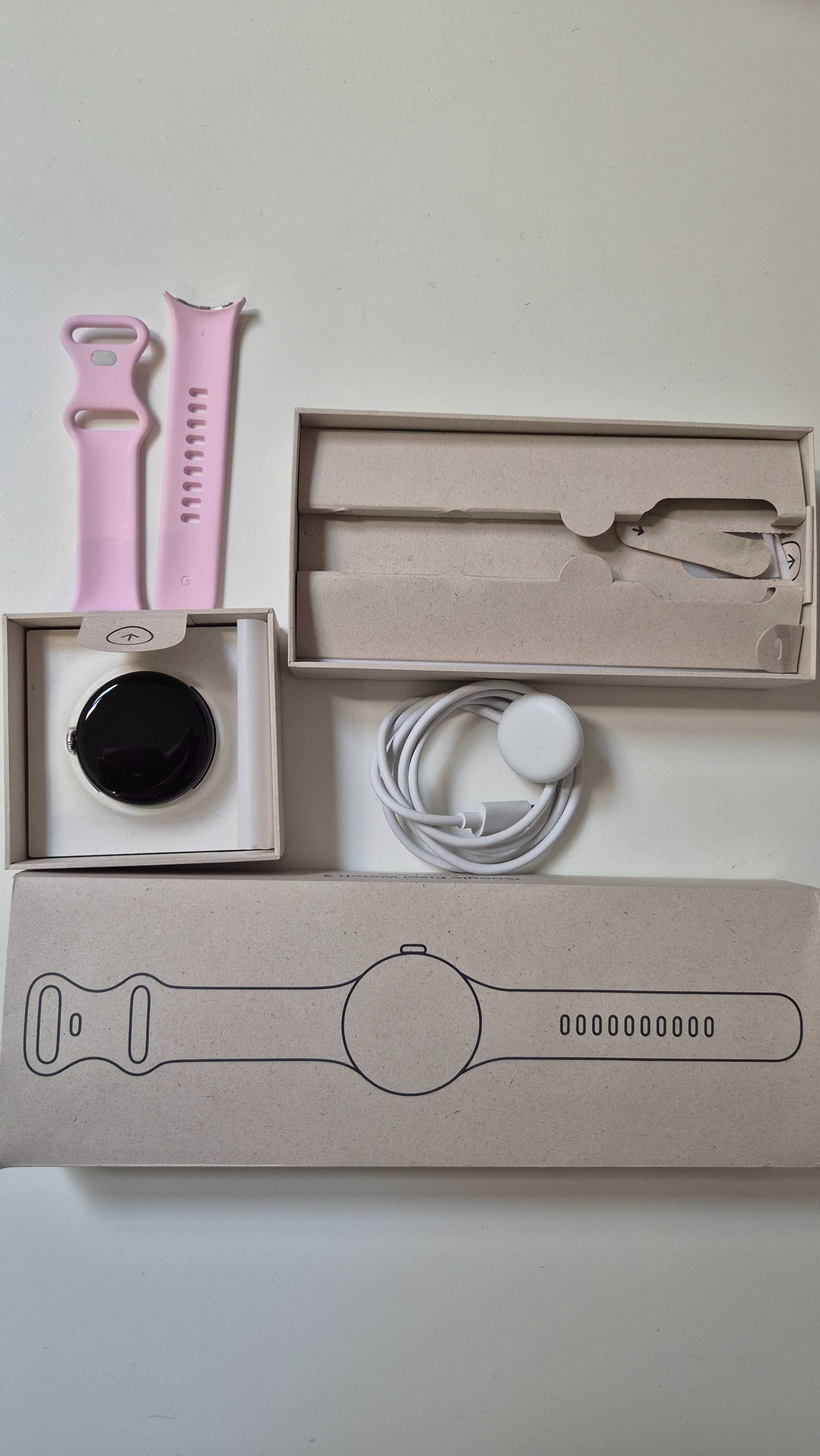 Google Pixel Watch 3 Wi-Fi- Com fatura, garantia e caixa -rosa qua
