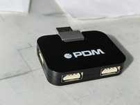 Hub DESIGN GIFTS Usb Com 4 Portas Usb (Cinzento)