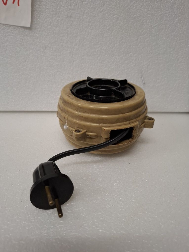 Przedłużacz elektryczny zwijany ebonitowy prl