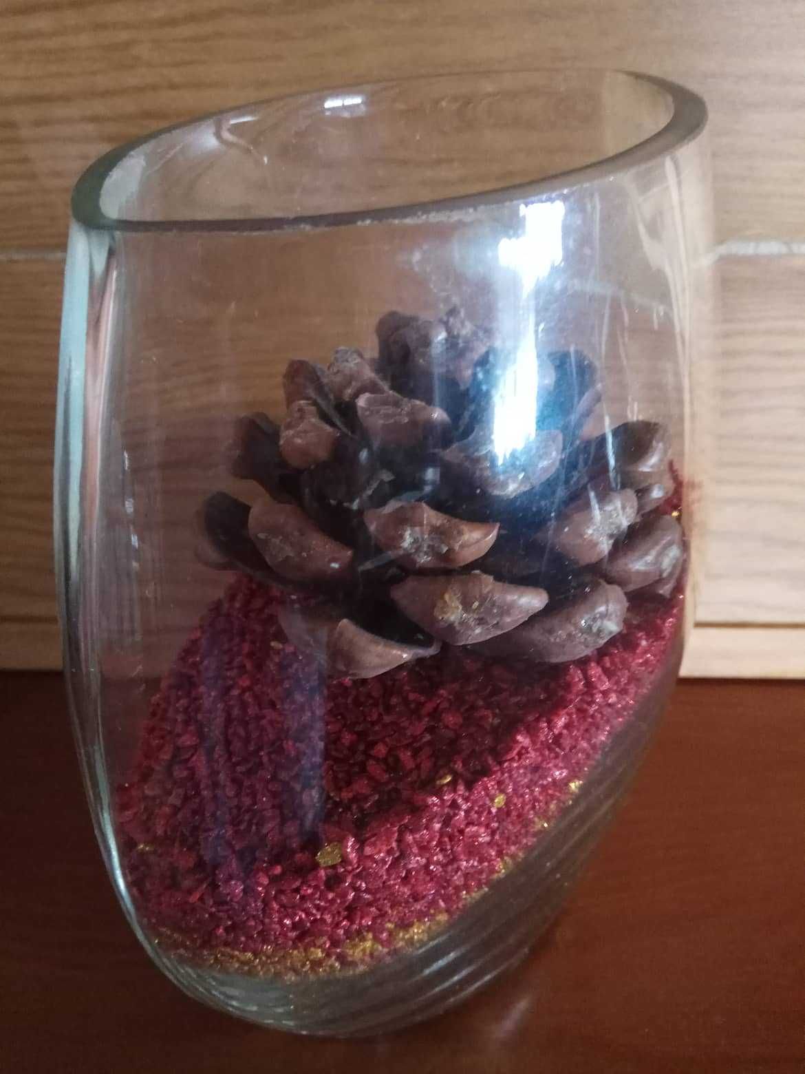 Jarra natalícia em vidro