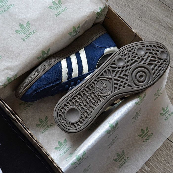 Мужские кроссовки Adidas Handball Spezial 'Blue' Premium. 40-45