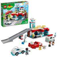 LEGO DUPLO, klocki Parking piętrowy i myjnia samochodowa, 10948