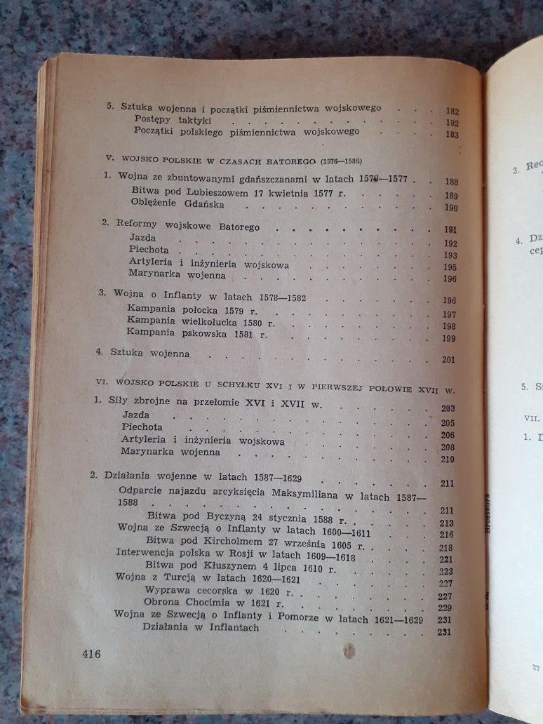 Tadeusz Nowak, Jan Wimmer - Dzieje oręża polskiego do 1793 MON1968