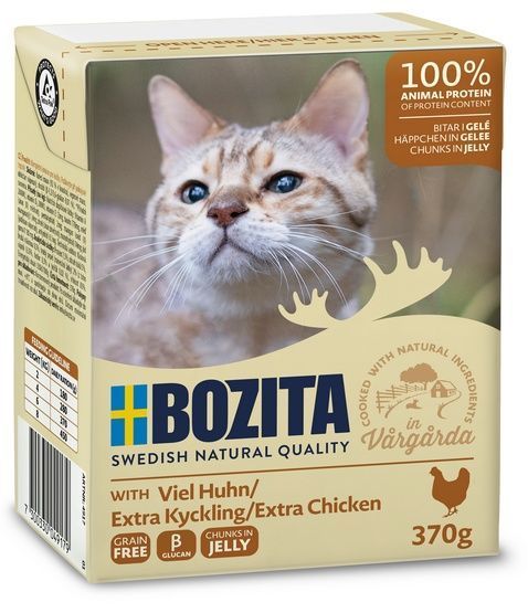 Lekkostrawna karma dla kotów z kurczakiem w galaretce - Bozita 370g