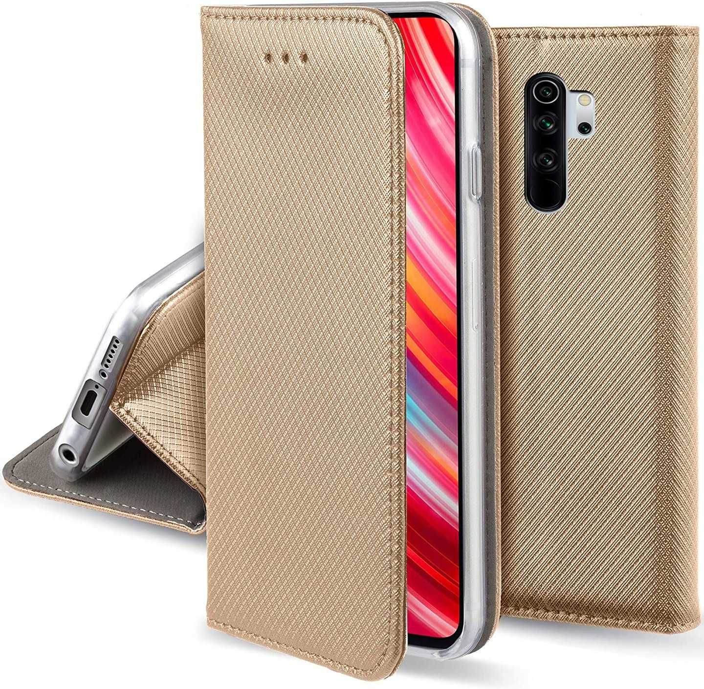 Etui Smart Magnet do Xiaomi Redmi Note 8 Pro + Szkło Hartowane