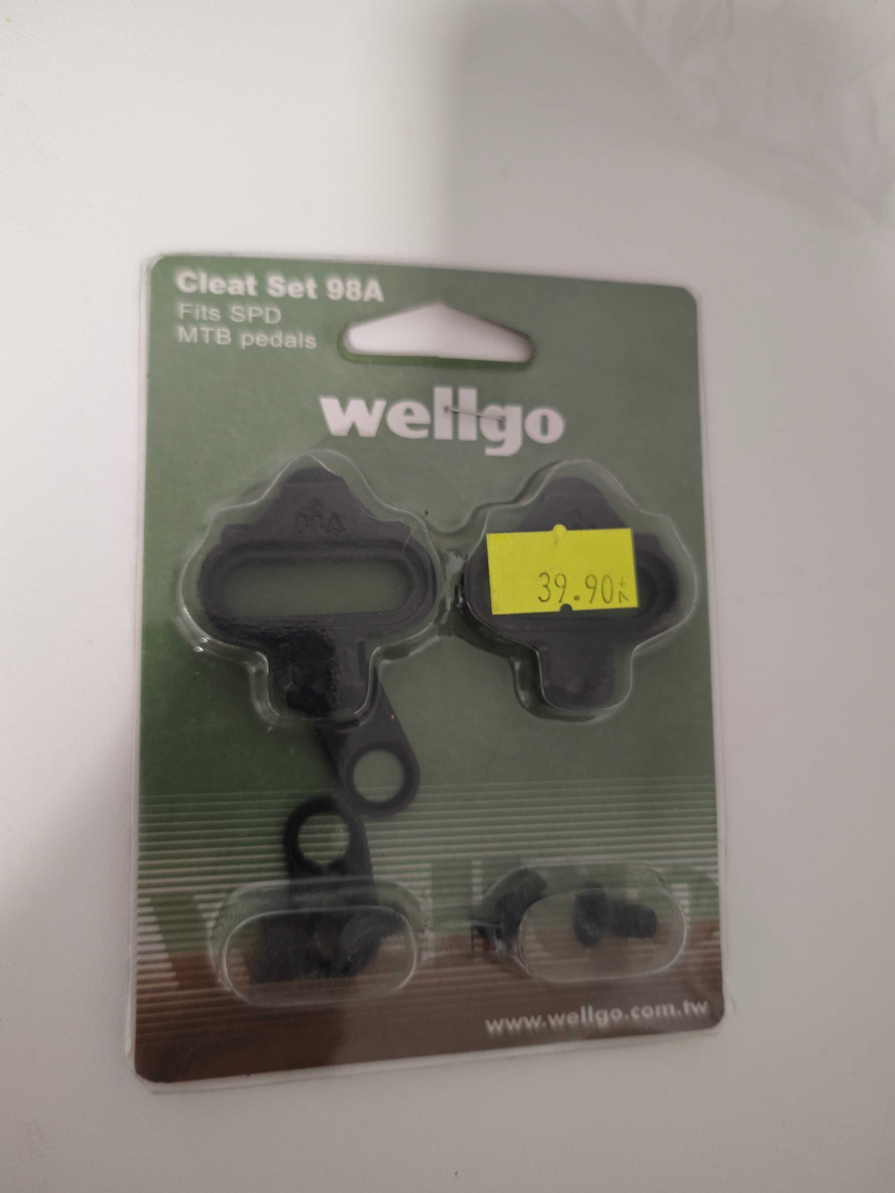 Bloki SPD MTB Wellgo 98A box nowe kompatybilne z shimano