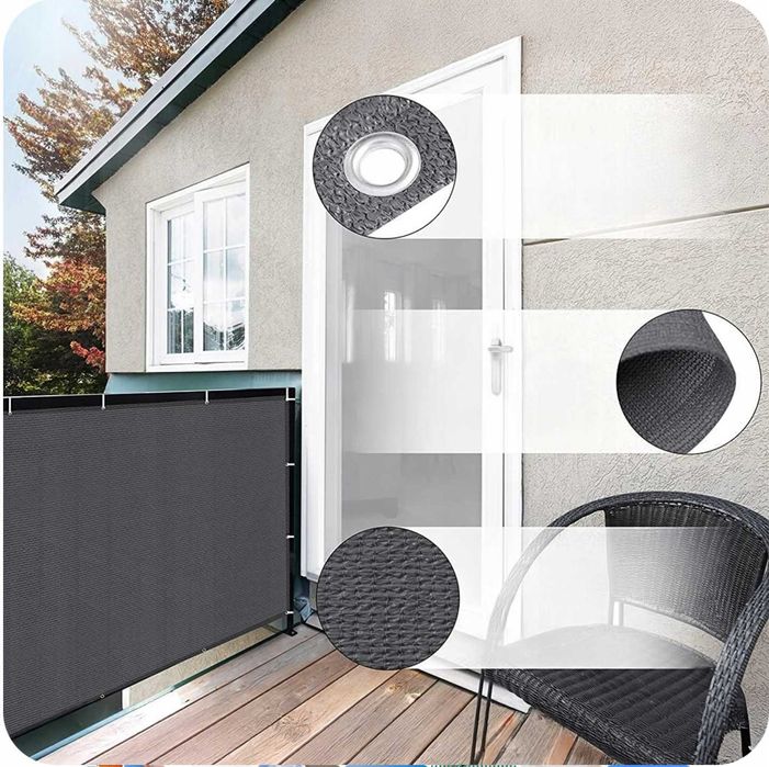 OSŁONA NA BALKON BALKONOWA TARAS siatka przeciwsłoneczna  180g 1x5 m