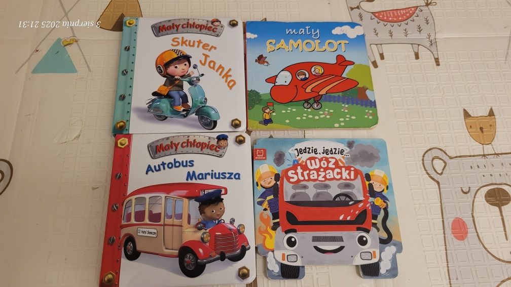 Puzzle progresywne czyczu pojazdy na budowie plus gratis 4 książeczki