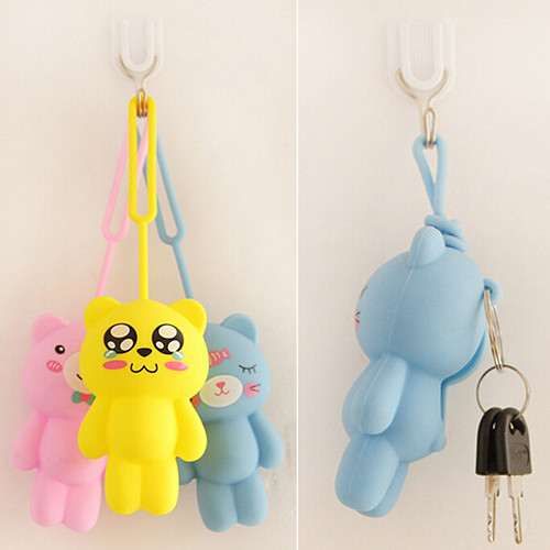 Porta-chaves de silicone novo