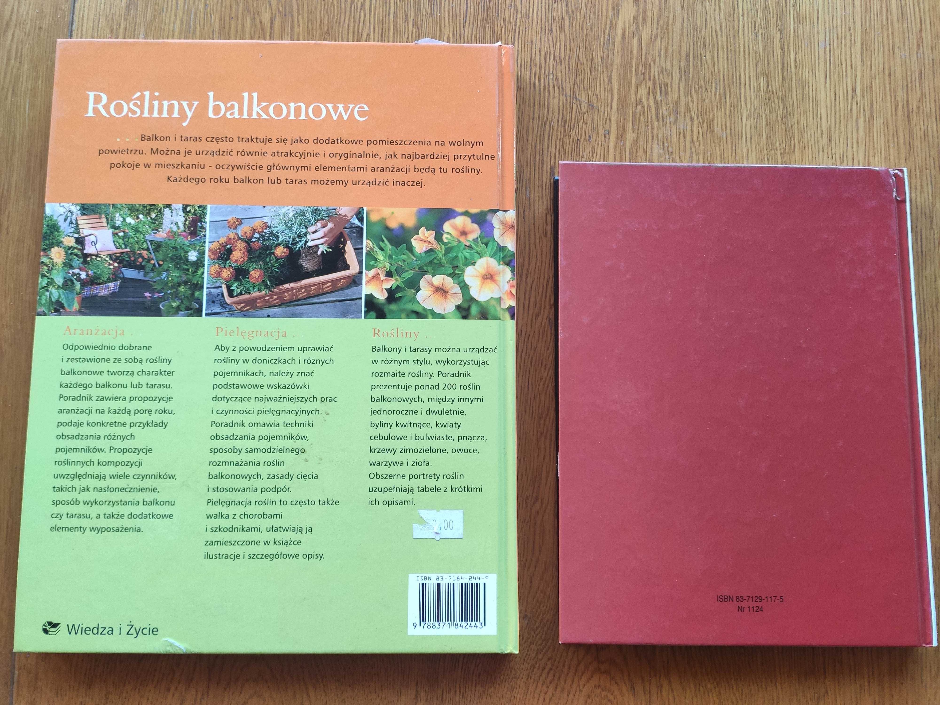 Rośliny balkonowe  ,rośliny doniczkowe -  książki