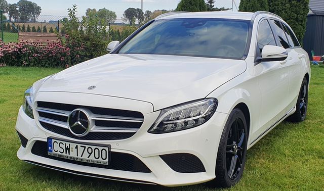 Mercedes C klasa 2019r 2.0d 194km  9 g tronic idealny