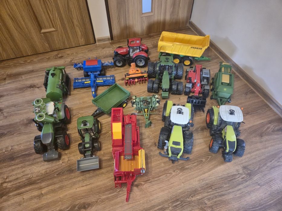 Mega paka traktorów bruder traktor przyczepa dla chłopca