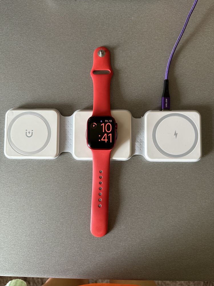 Свои часы Apple watch 7 series red(product)