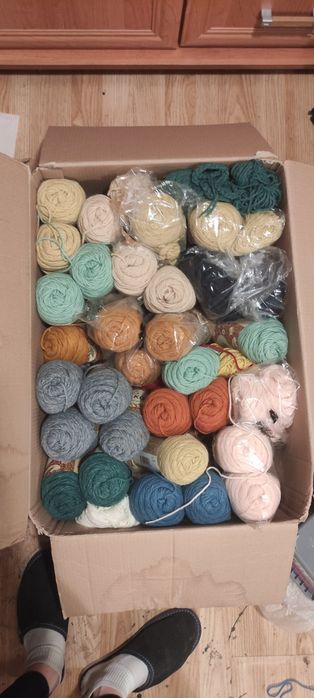 Włóczka duży zestaw