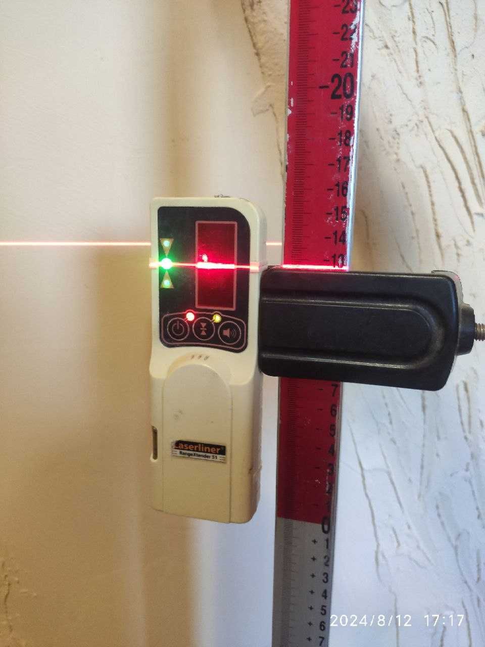 Laserliner. Лазерный уровень. Рейка. Штатив. Дальномер. Приемник