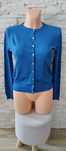 Sweter rozpinany kardigan niebieski damski S/36 Marks & Spencer
