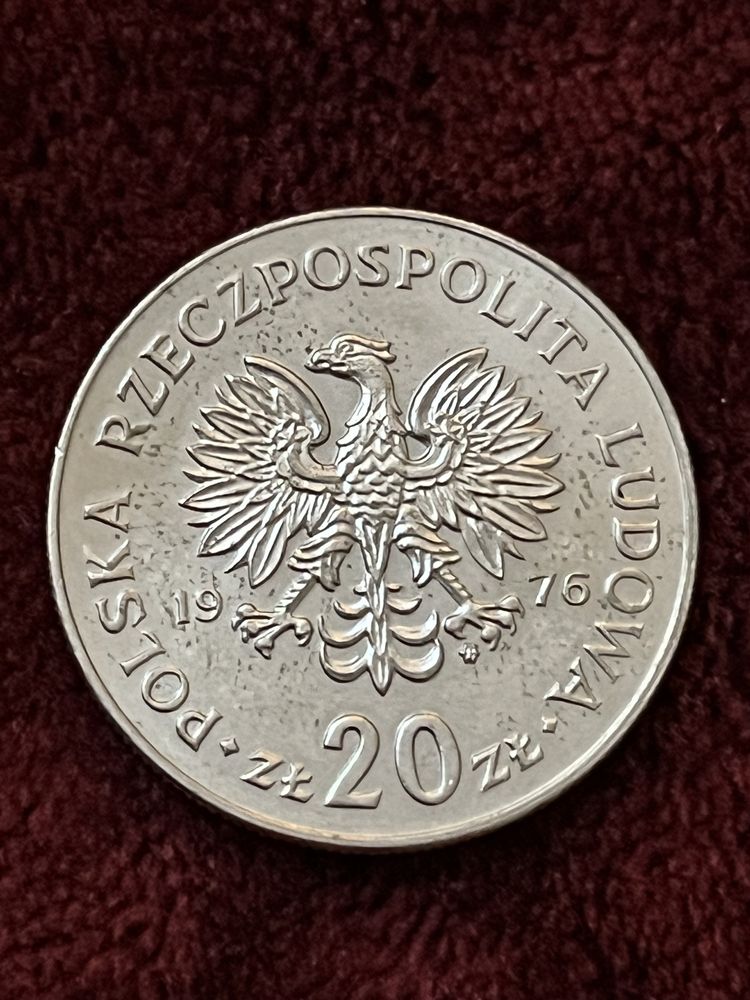 Moneta 20 zł Marceli Nowotko 1976