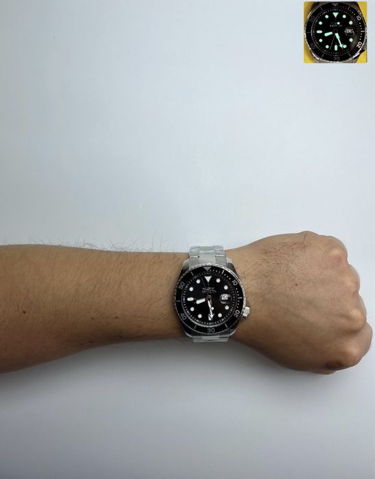 Invicta 47160, чоловічий годинник інвікта, інвікта про дайвер