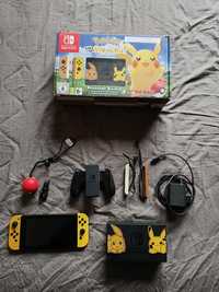 Nintendo Switch versão Pikachu & Eevee