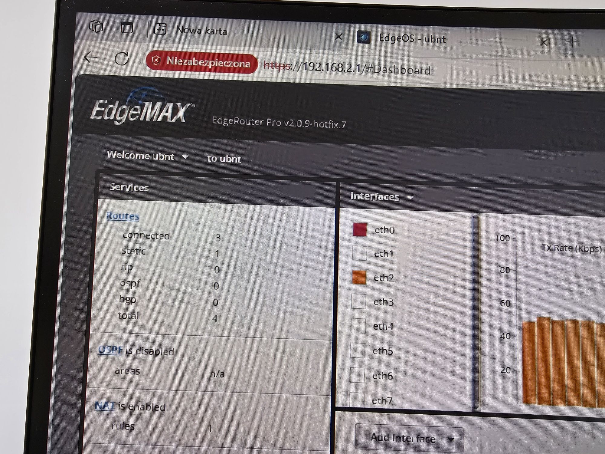 Router Ubiquiti Edge Router 8 Pro