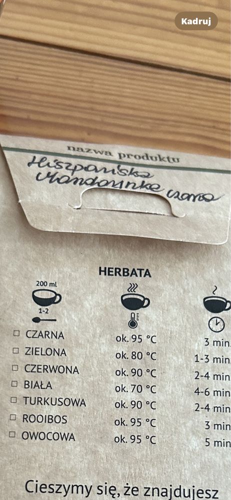 Herbata i kubek - prezent