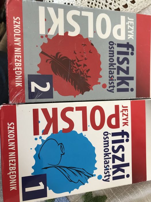 Fiszki ósmoklasisty - język polski zestaw : 1 i 2