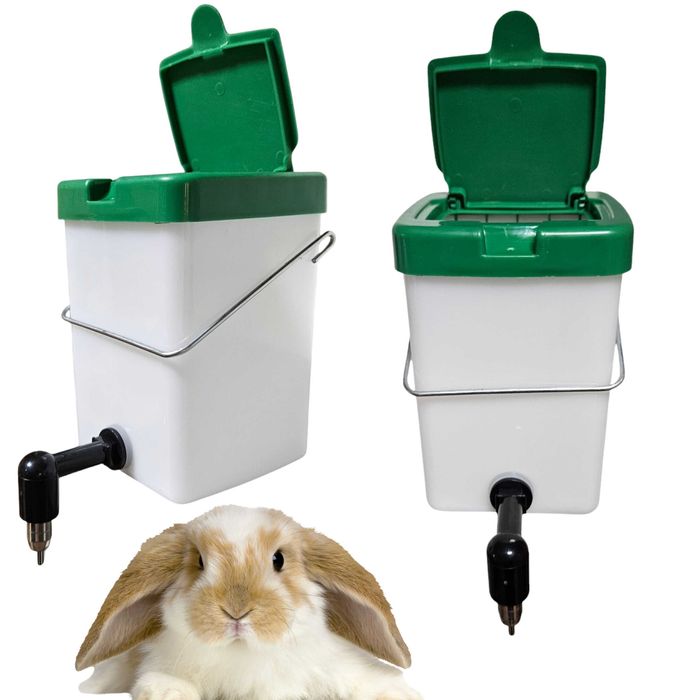 Poidełko poidło pojnik kropelkowy dla gryzoni i królików 500 ml 2 szt