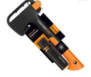 Набір сокира та точило Fiskars X-Series, чорний/помаранчевий, X7-XS