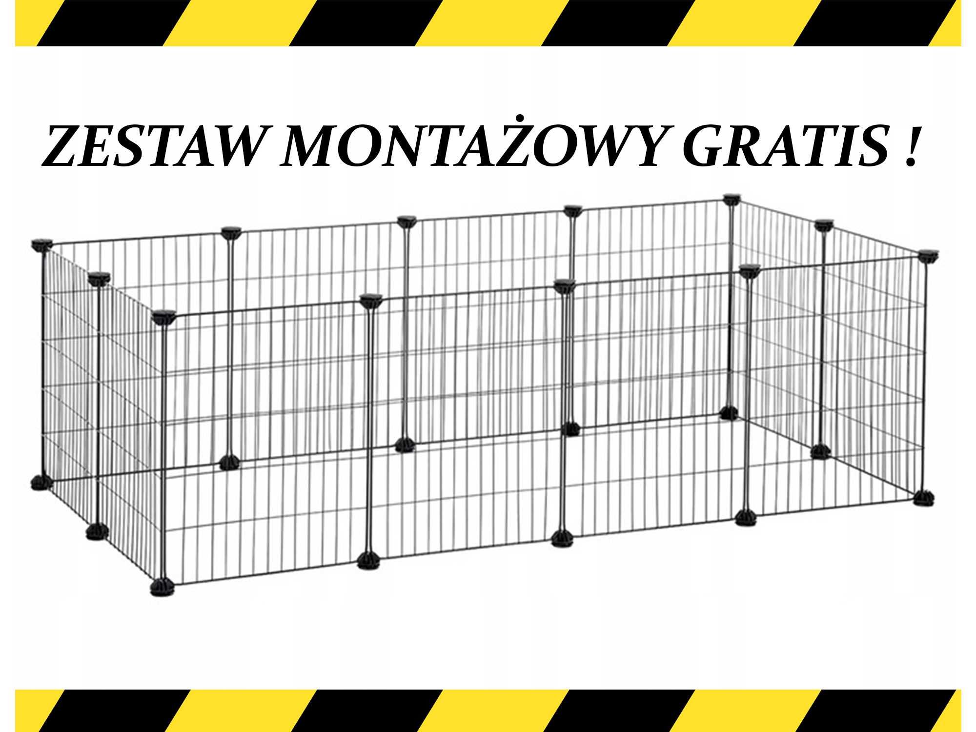 Nowy Tanio ! Metalowy Wybieg Klatka DLA KURCZĄT z Zestawem Montażowym