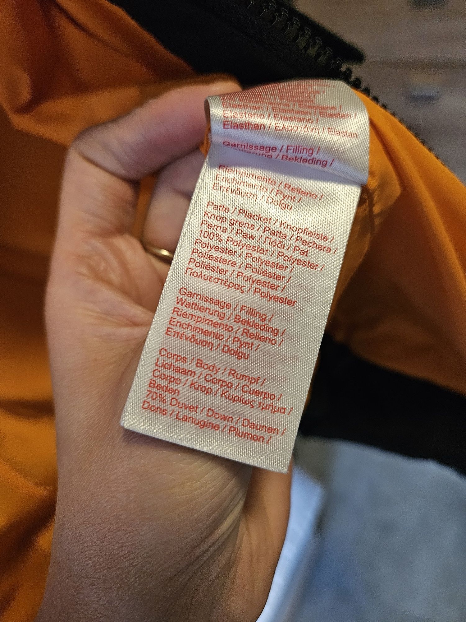 Kurtka puchowa Lacoste r. 34, naturalne wypełnienie
