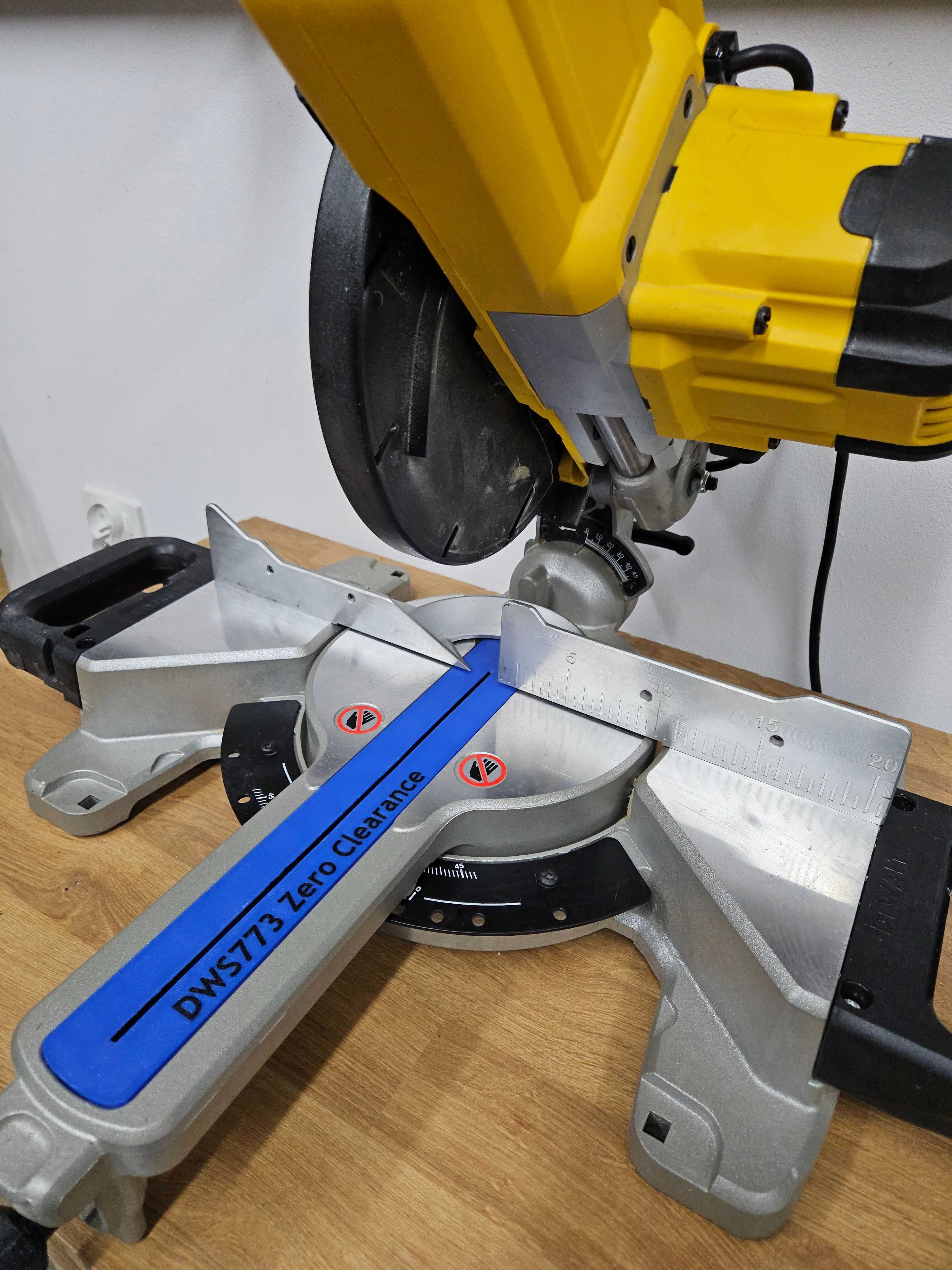 Wkładka precyzyjna "zero clearance" ukośnica Dewalt DWS773 774 DCS365