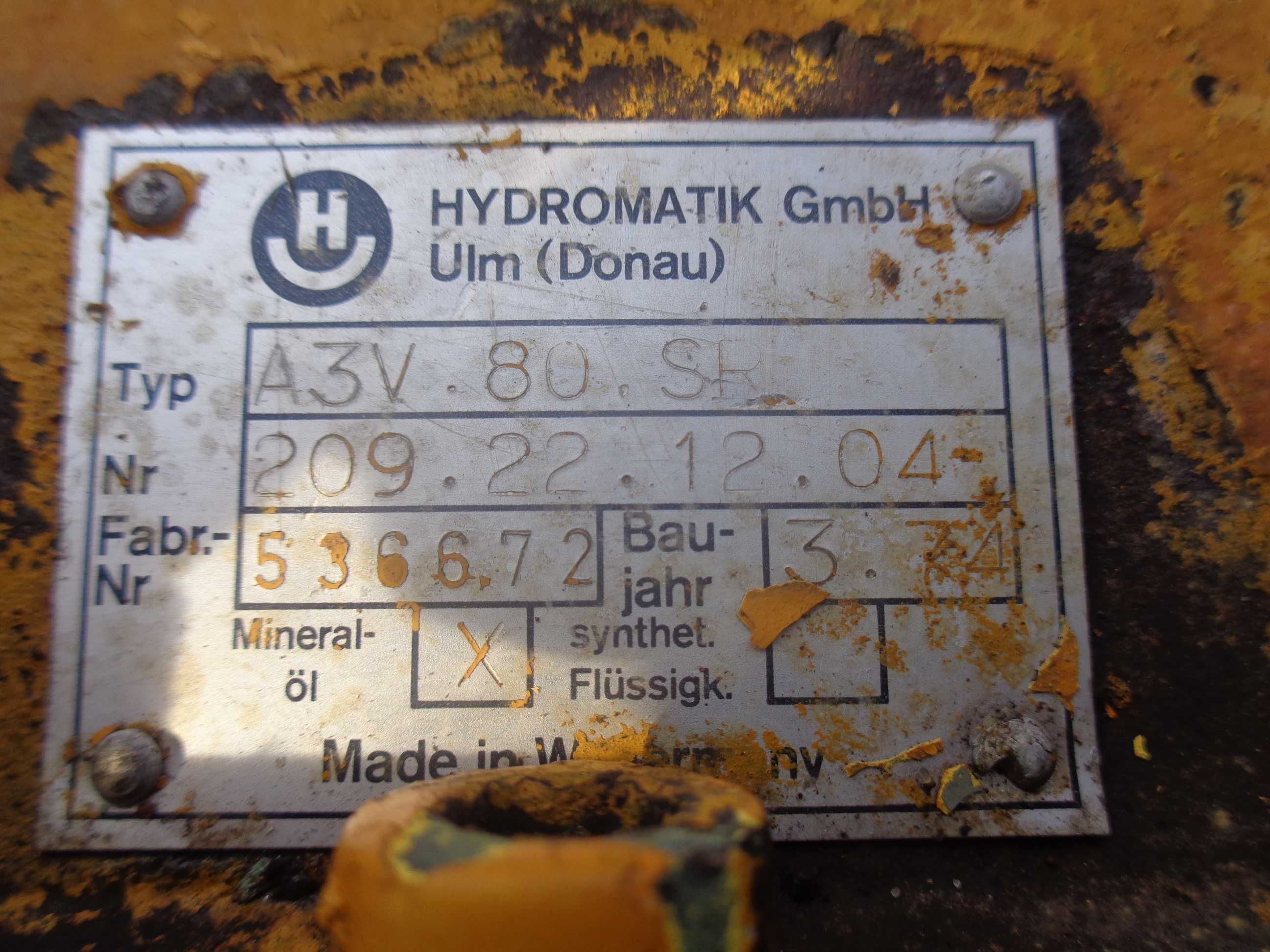 Pompa hydrauliczna HYDROMATIK A3V.80.SR