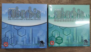 Suburbia + rozszerzenie gra, nowe w foli, j.poslki