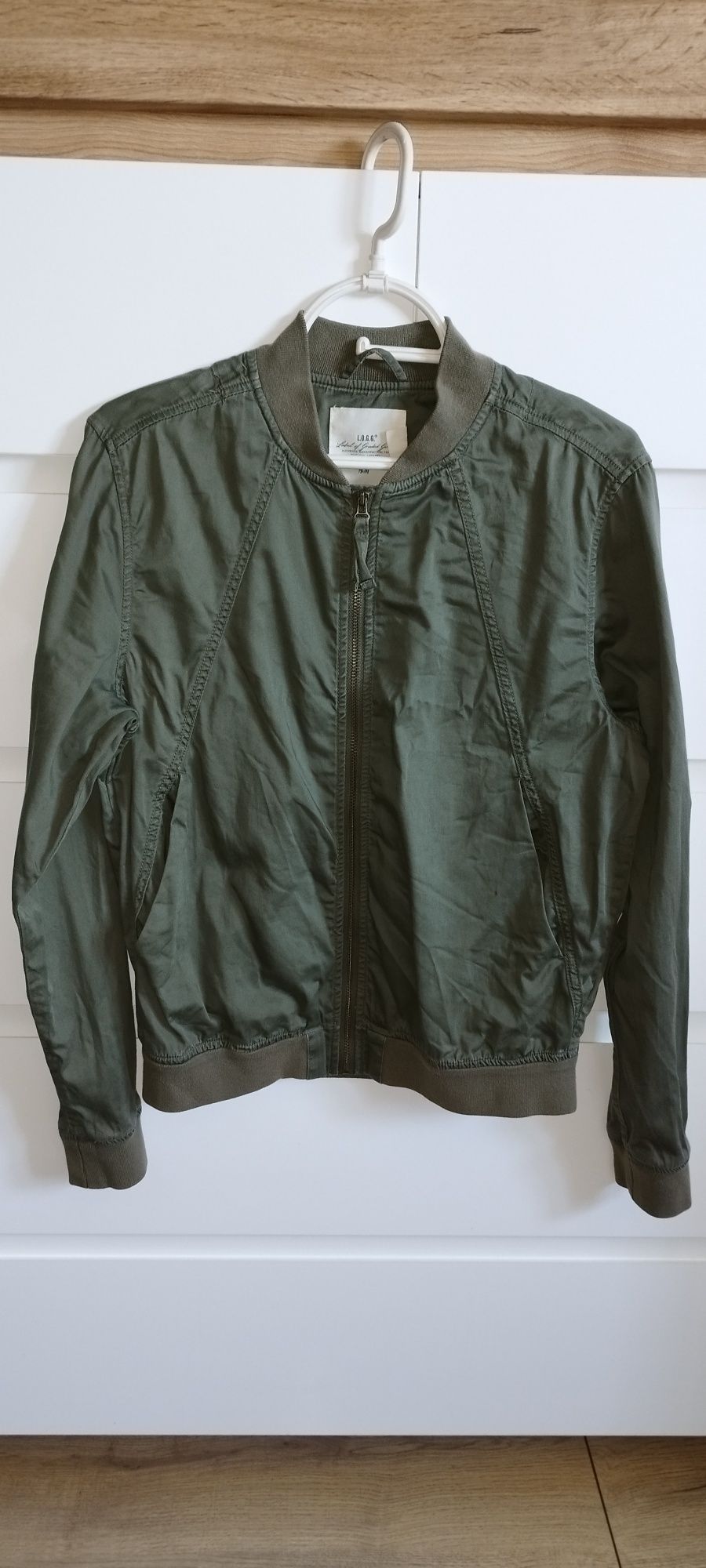 Bomberka bluza damska khaki rozmiar 34 XS H&M