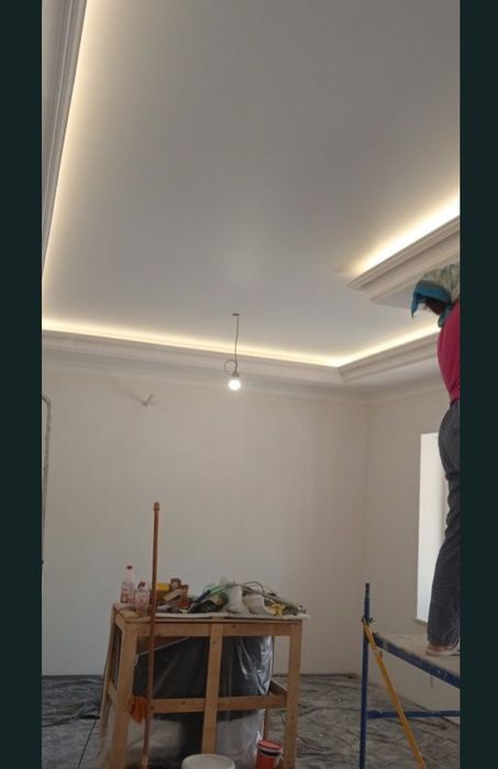 Шпаклівка штукатурка покраска стяжка шпалери ремонт приміщень