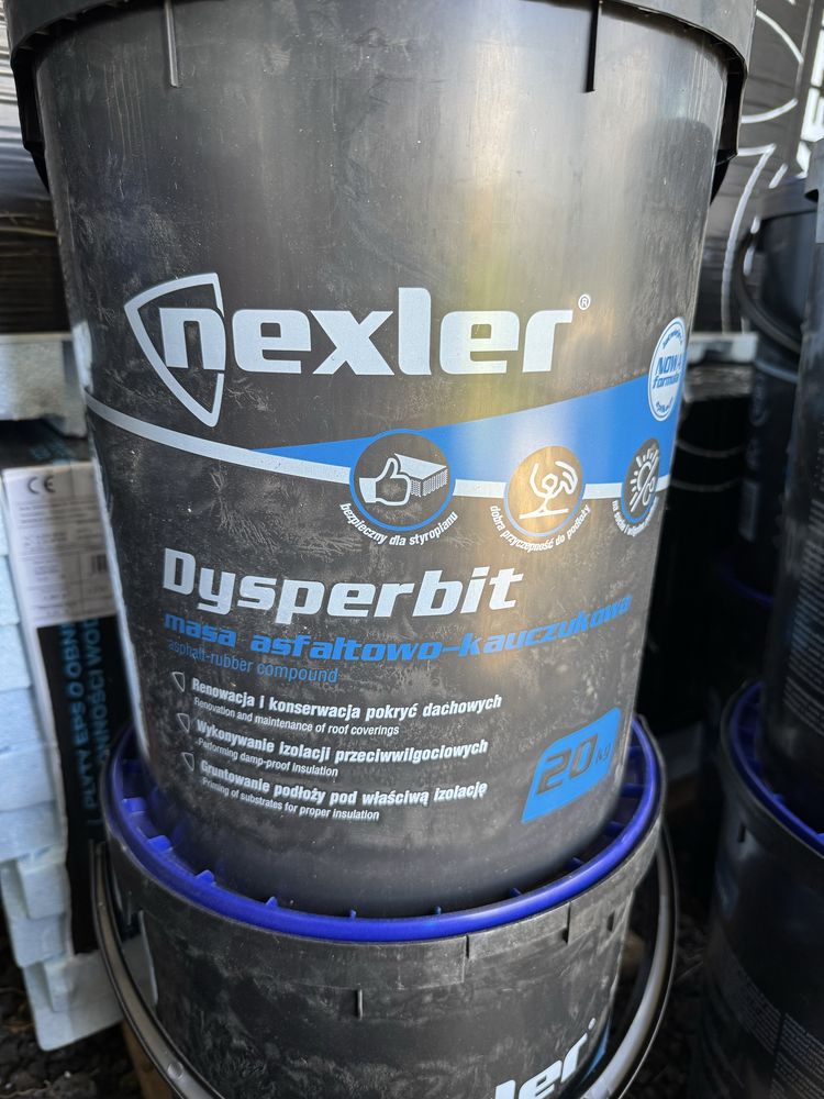 Izolacja Dysperbit masa asfaltowo-kauczukowa 20kg